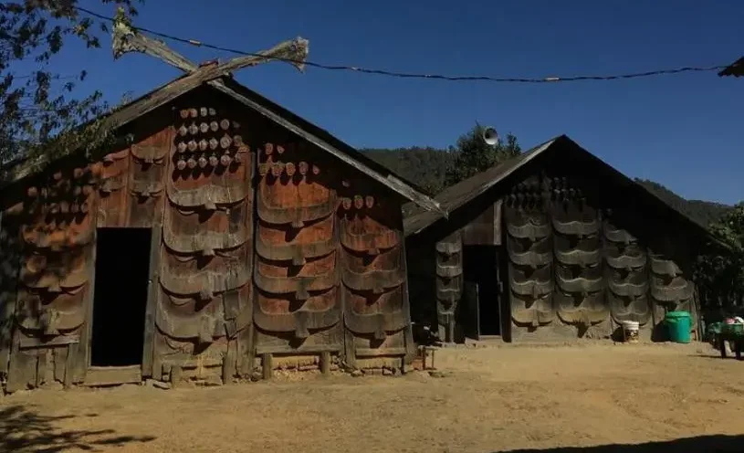 Tribal Tangkhul house
