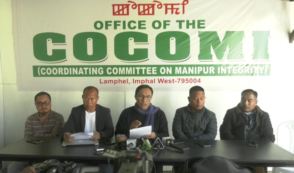COCOMI Condemns PR Imposition in Manipur, Calls for Unity Among Elected Representatives