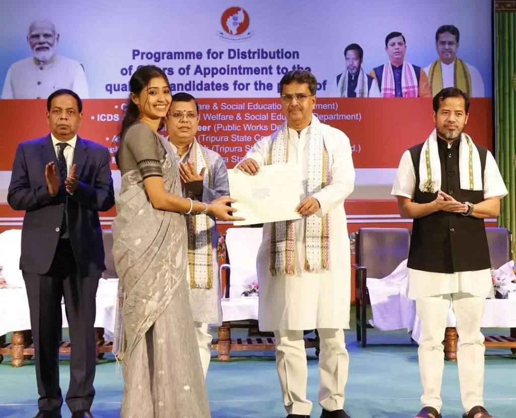 CM Dr. Manik Saha Hands Out 479 Offer Letters