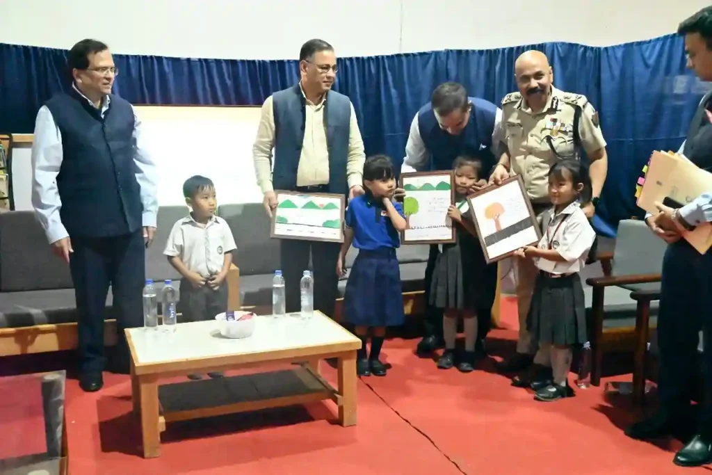 Union Home Secretary Visits Churachandpur Relief Camps, Felicitates 15 Students